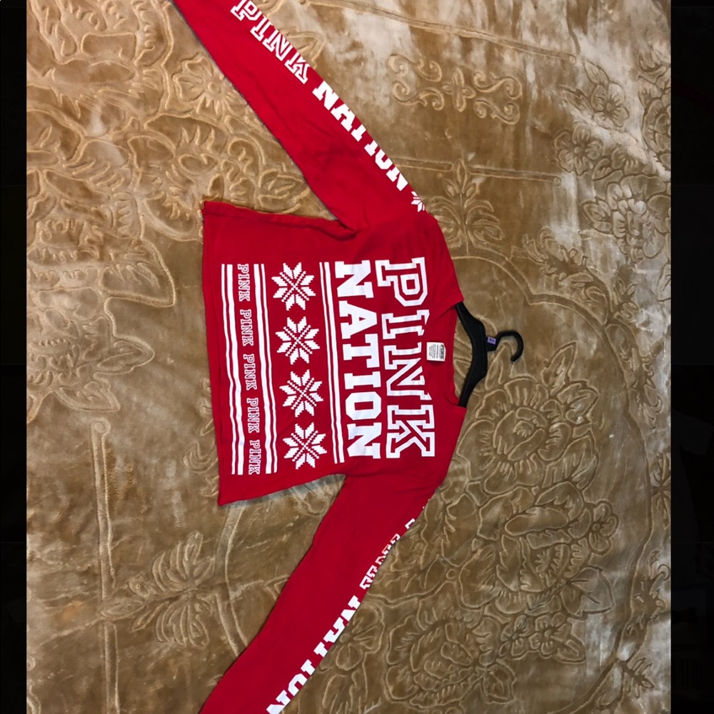 PINK crop top and blouse both for 24